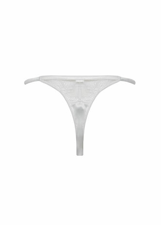 Satin Lace Thong